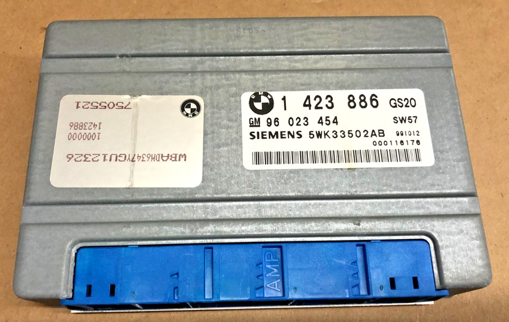 2000 1999 bmw 528i tcm transmission control module ( 1423886 )