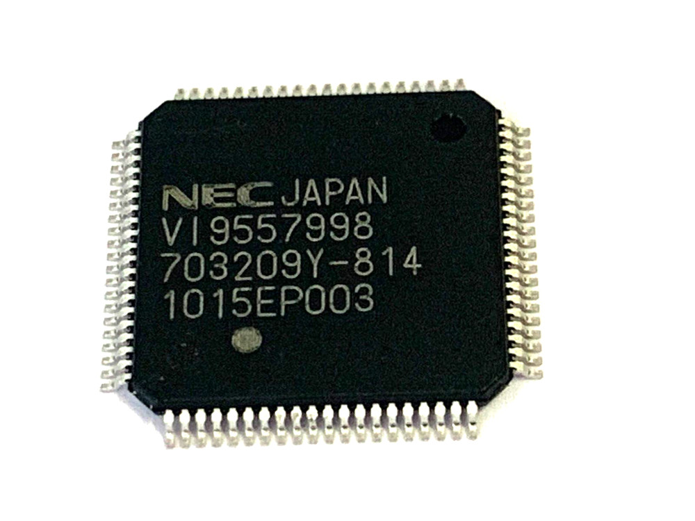 UPD703209YGK-814 9EU-A, NEC / RENESAS, 32-Bit, Microcontroller 80-pin, 2 Pack