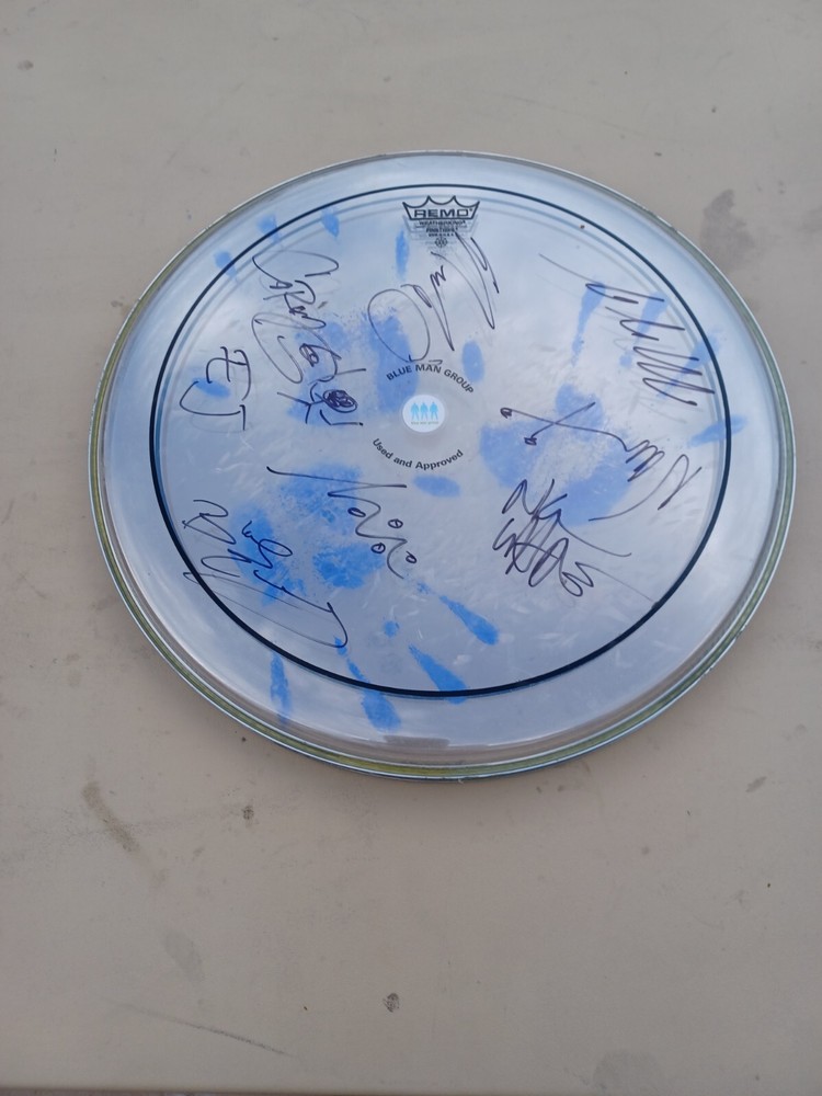 blue man group drum heads