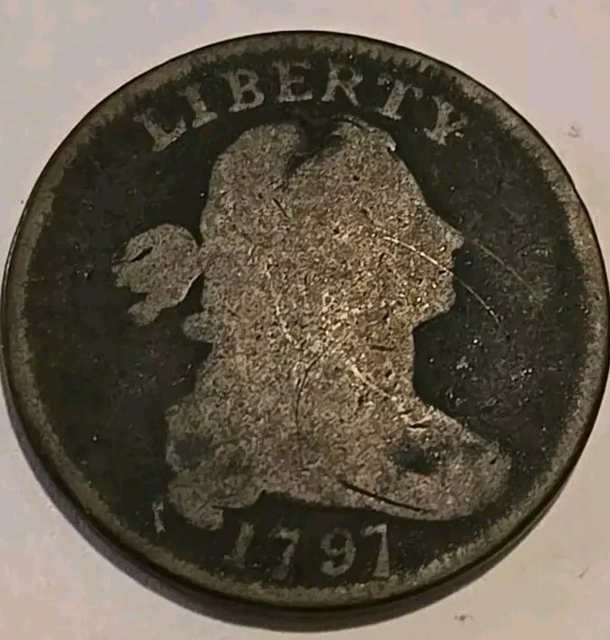 1797  Draped Bust Large Cent Nice Original Brown