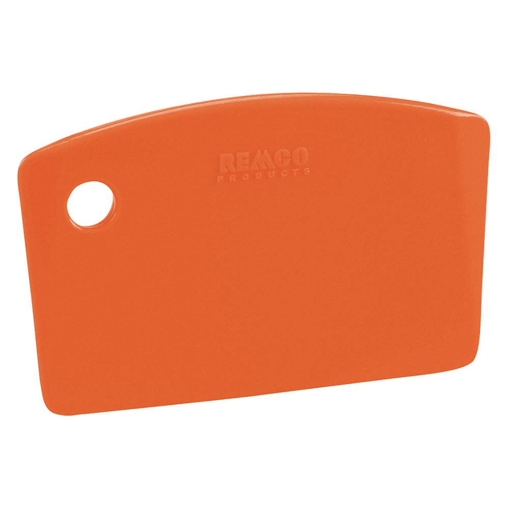 VIKAN 69597 Mini Bench Scraper,Polypropylene,Orange 46MW37