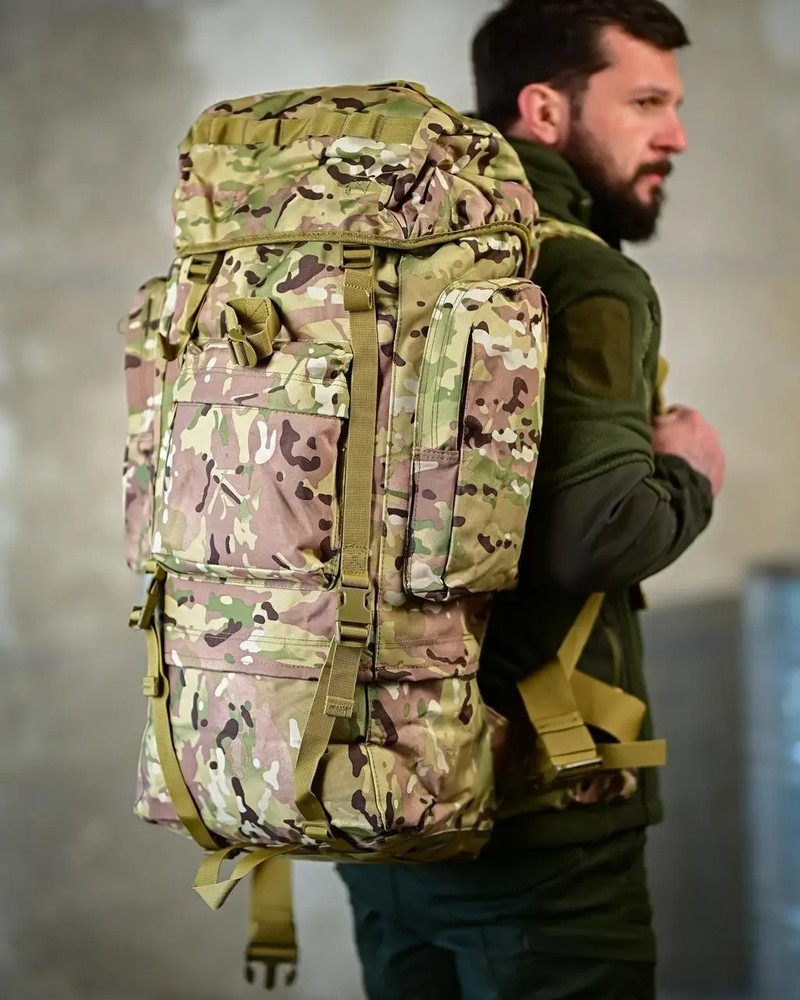Large tactical frame backpack Multicam military frame backpack💛💙