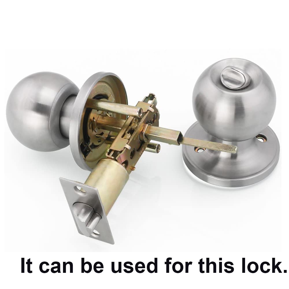 Qrity Mortice Latch, Adjustable Size 60/70mm, for Flat Silver, Gold