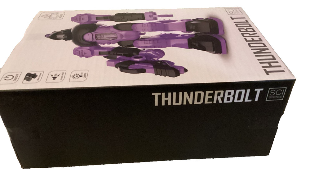 Three Stars THUNDERBOLT Figure Robot Walks, Sounds & Lights SCI Science