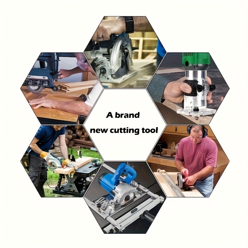 Circular Saw Guide Rail Adjustable Cutting Machine Base Guide For Woodworking