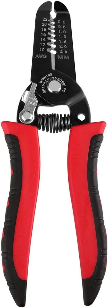 10-22 AWG Wire Stripper Cutter, Multifunctional Multi-Size Wire Stripping Tool,