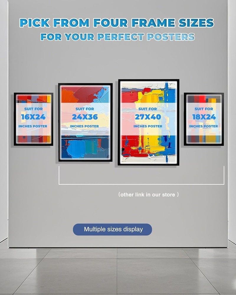 Spolehli 16x24" LED Poster Frame Adjustable Brightness