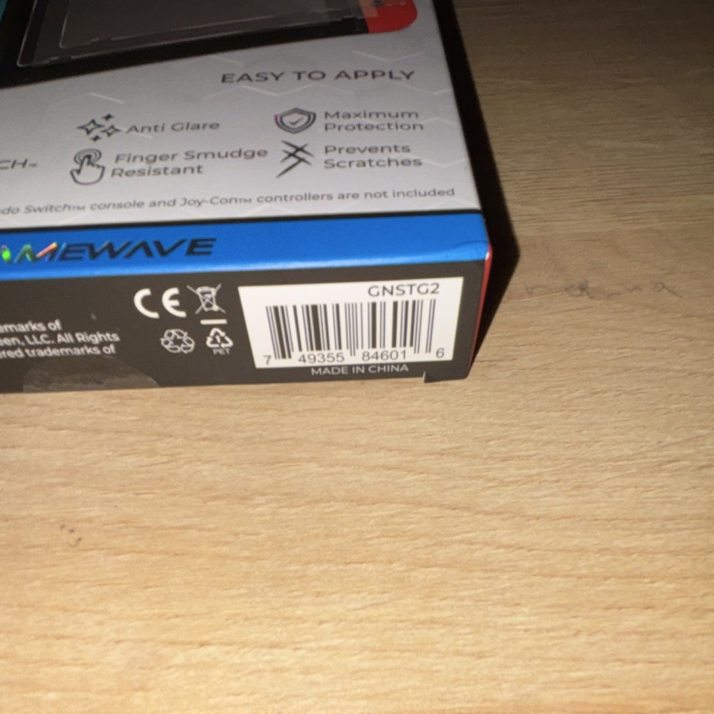 Gamewave Clear Shield Tempered Glass Screen Protector 2-Pack Nintendo Switch