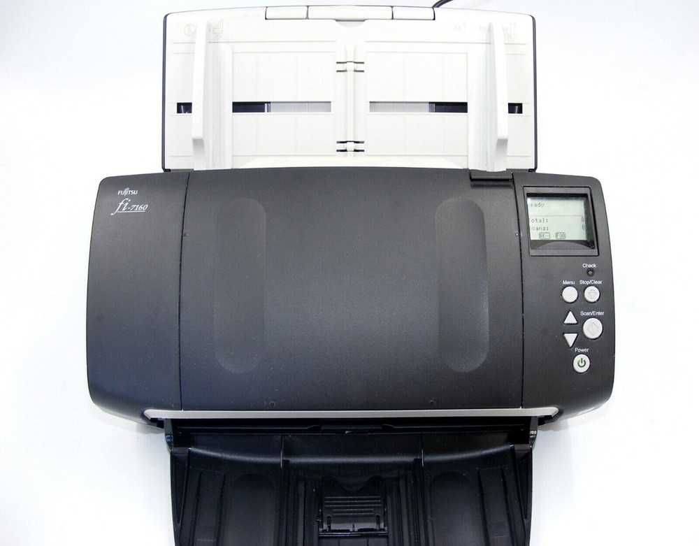 Fujitsu fi-7160 Document & Image Duplex Scanner w/ Power Supply & USB (Grade A)
