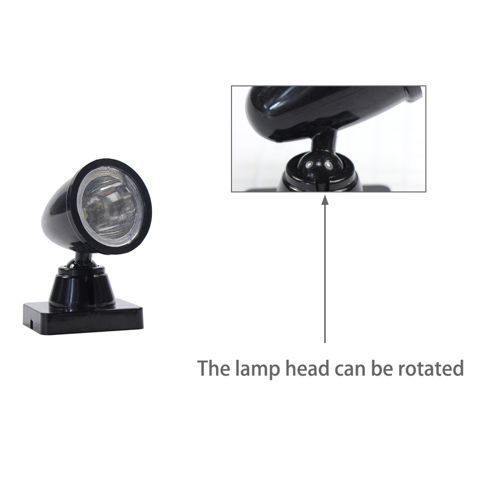 10pcs Model Railway O Scale 1:50 Christmas Village Street Lights Spotlight LEDs