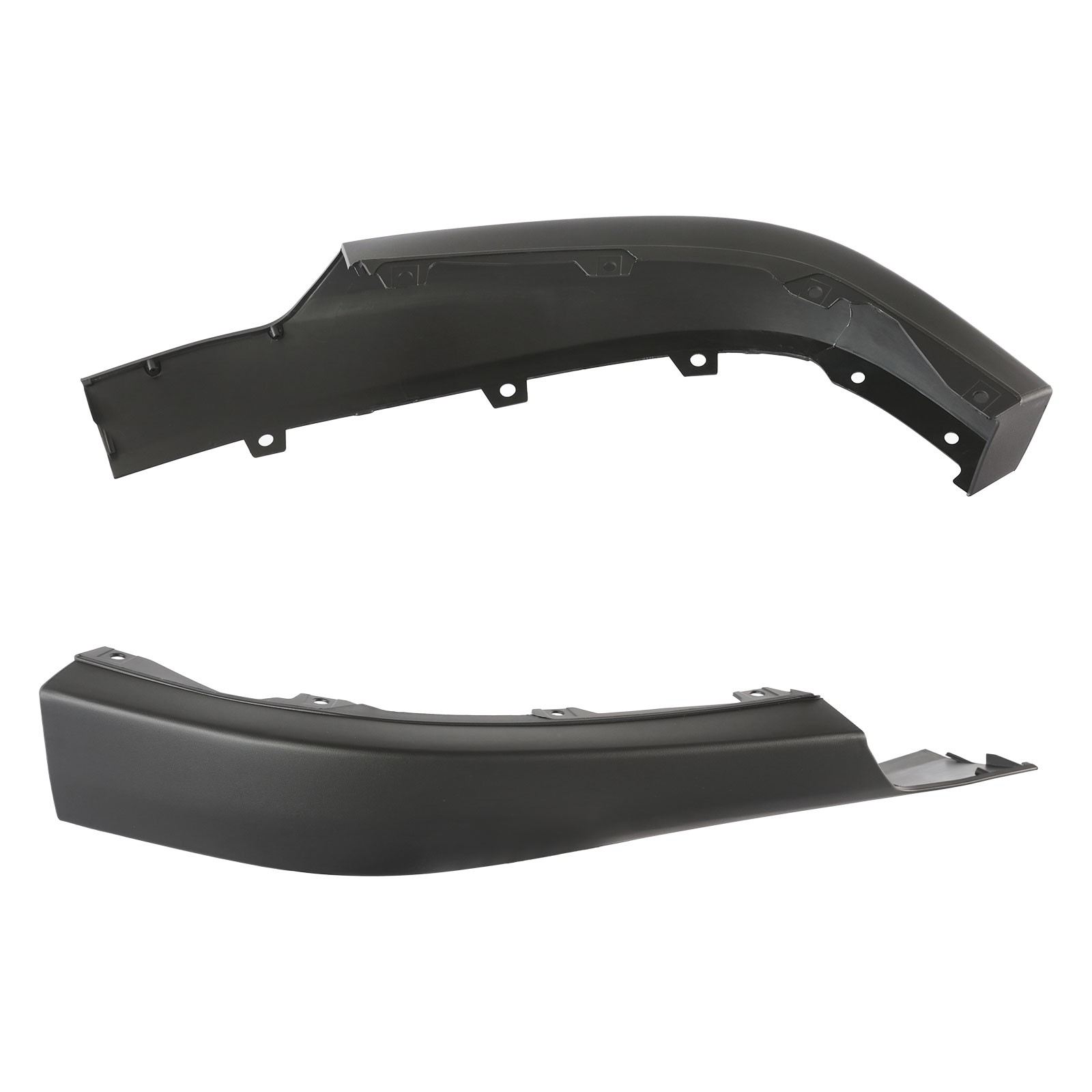 Fit For 2016-2019 Silverado 1500 Front Lower Bumper Valance & Chrome Skid Plate