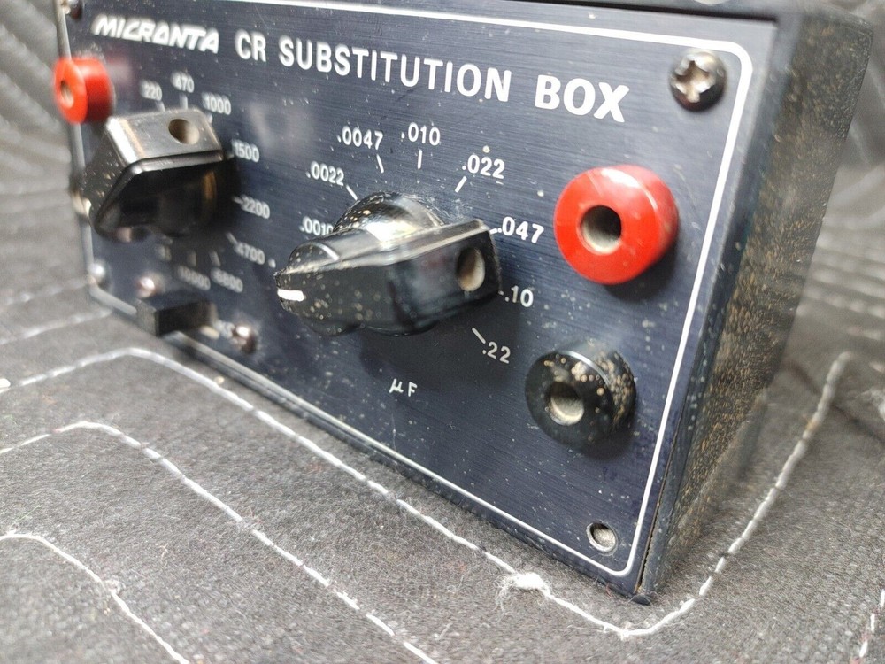 MICRONTA CAPACITOR RESISTOR SUBSTITUTION BOX