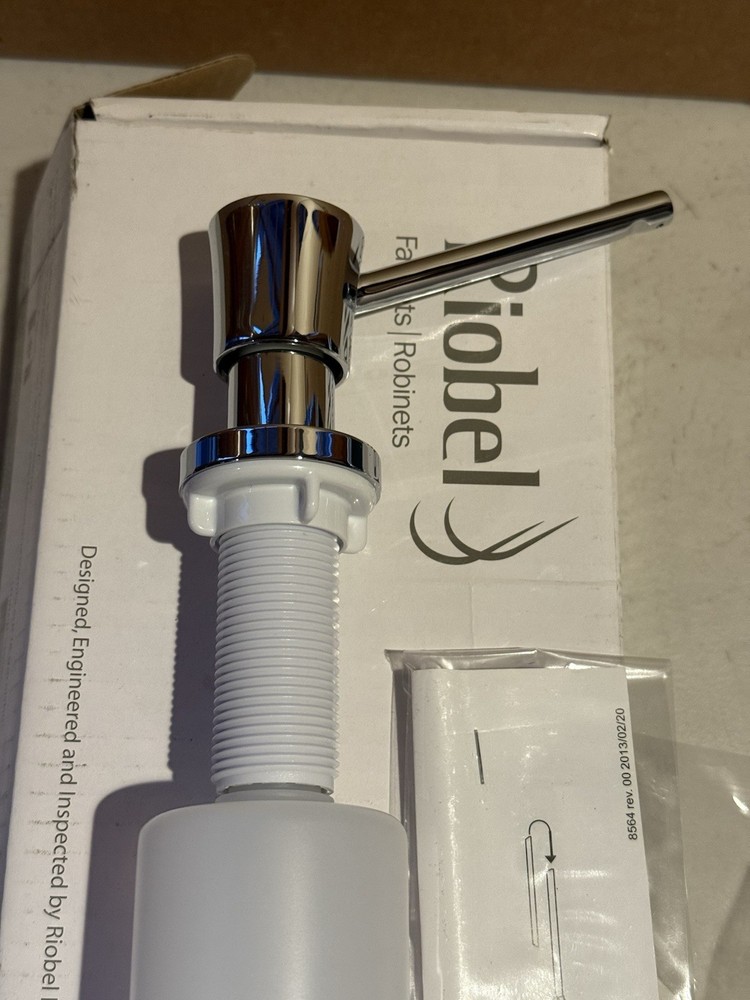 Riobel SD5C Deck Mounted Soap Dispenser - Chrome - New
