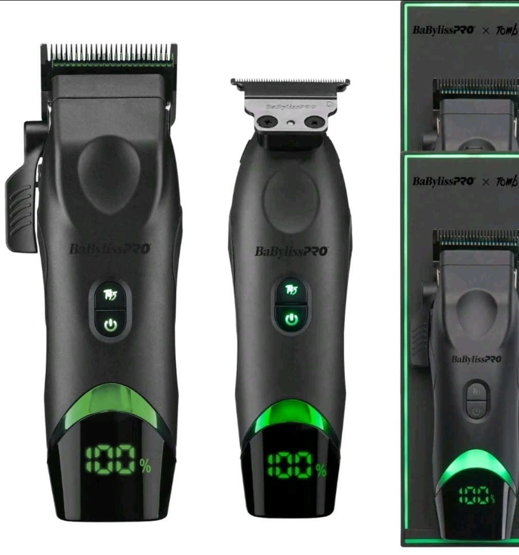 Babyliss Pro x Tomb45 Wireless Charging Clipper & Trimmer Combo | FXT45C +FXT45T
