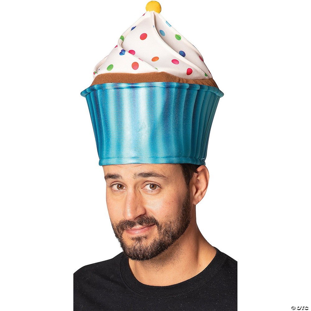 Blue Cupcake Hat Costume - One Size Fits Most