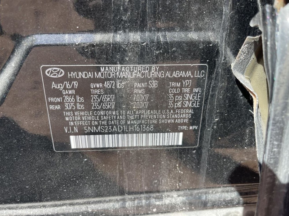 Camera/Projector Camera Front Windshield Fits 19-20 SANTA FE 1014448