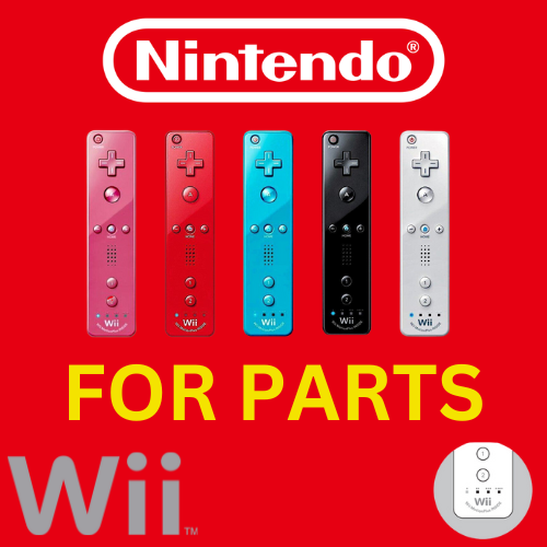 FOR PARTS Official Wii Remote Nintendo Motion Plus 👾 Controller NOT WORKING