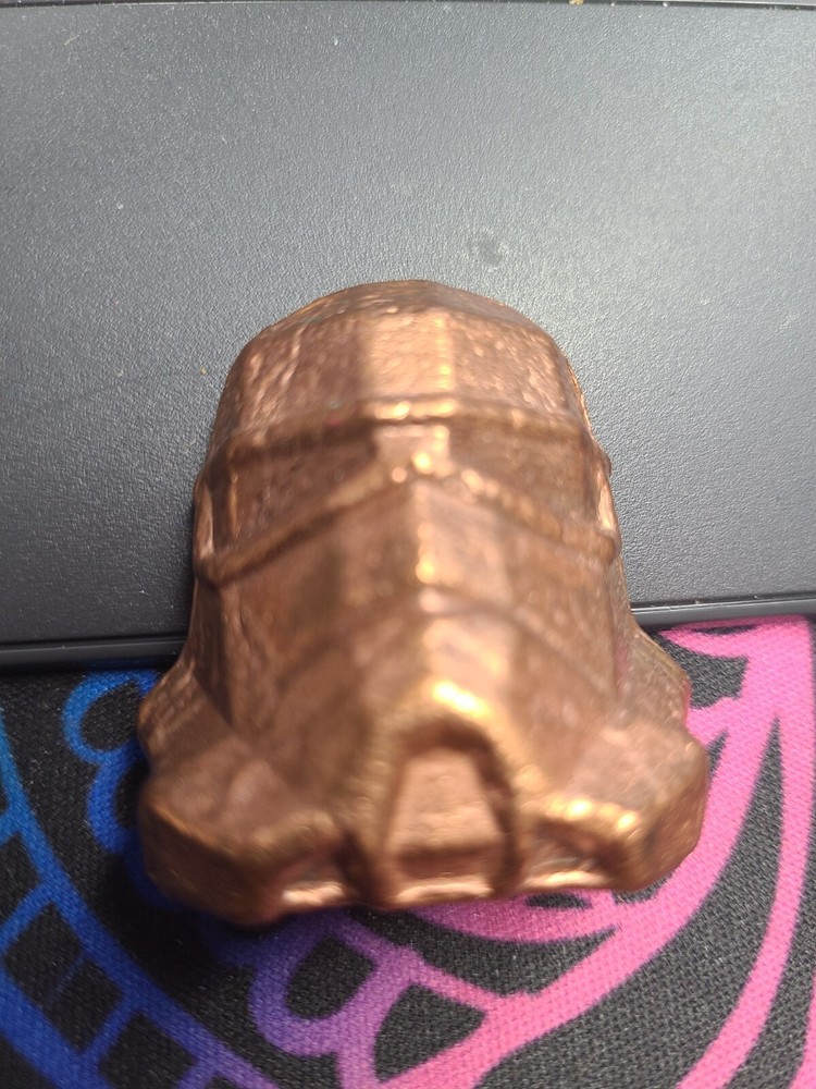 Copper Storm Trooper Helmet 4.24 Ounces