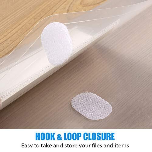Pack Plastic Envelopes File Folders, Clear Folder for Document US Letter A4 10