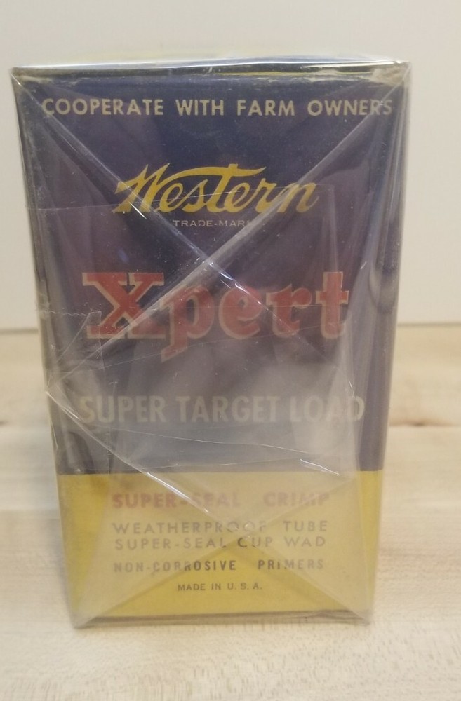 1950's Western Xpert Super Target Load Shells 12 ga. (empty box)