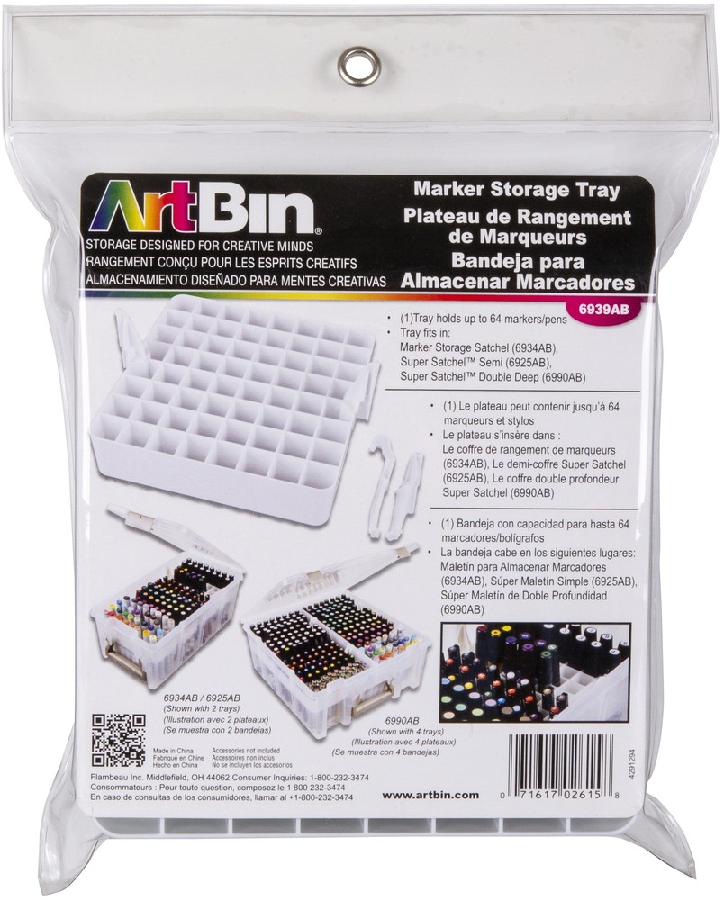 ArtBin 6939AB Marker Tray-White
