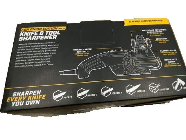 Work Sharp Ken Onion Knife & Tool Sharpener, Precision Edge System, WSKTS-KO2