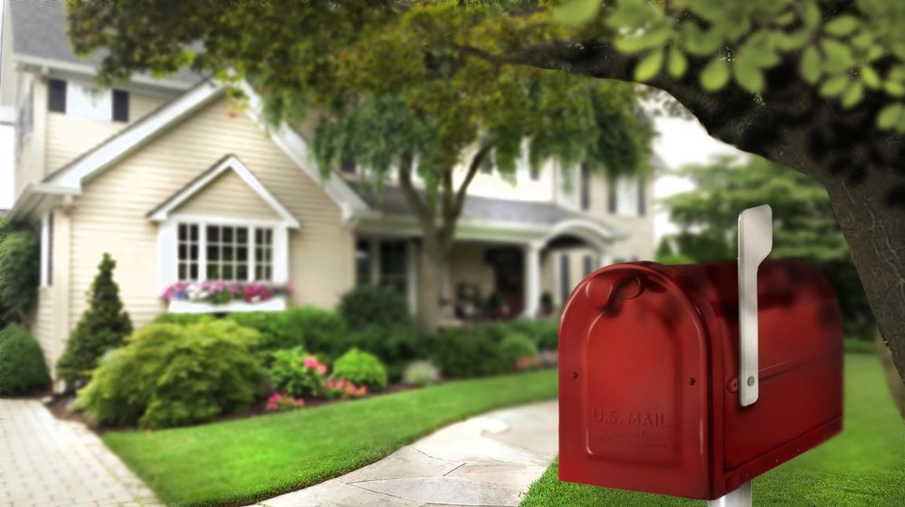 7600R MB1 Mailbox, Medium, Red