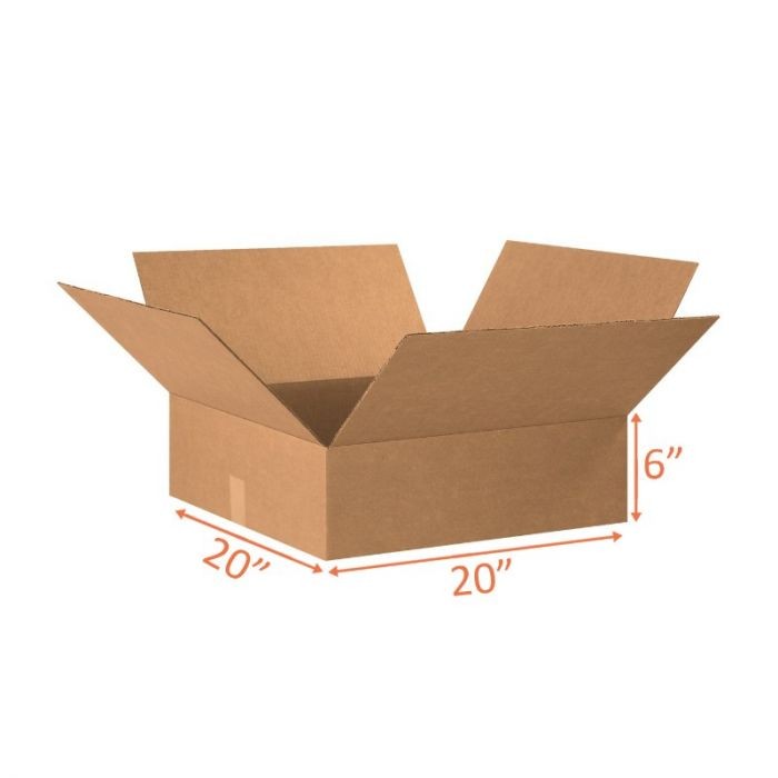20x20x6 Shipping and Packing Box (3 Pack)