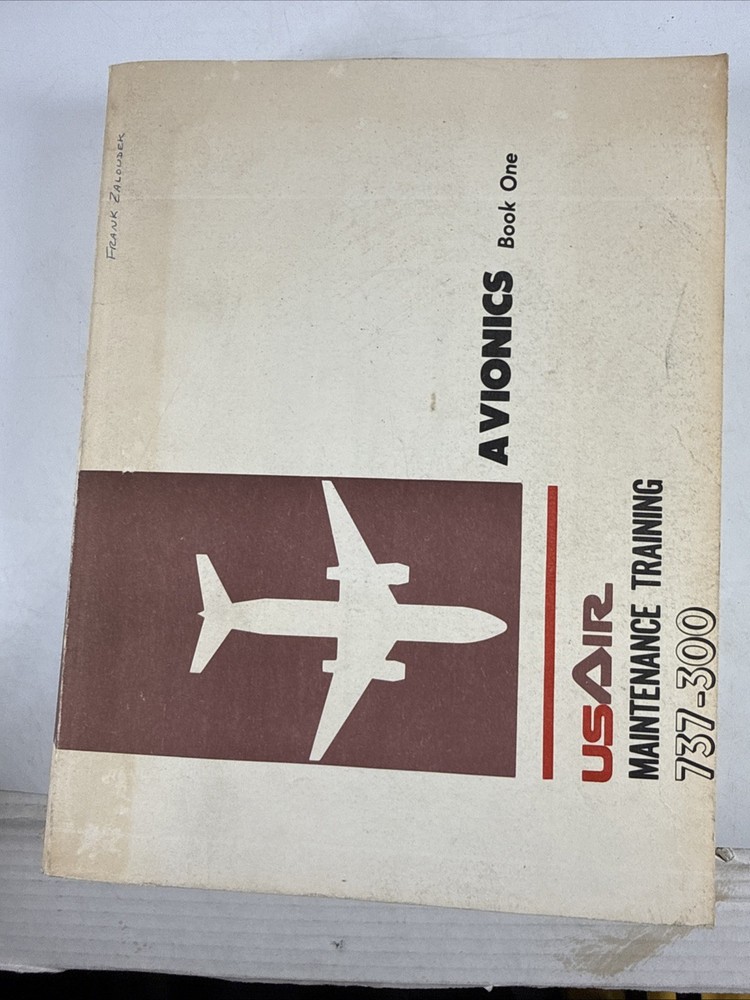 US AIR MAINTENANCE TRAINING Avionics 1&2 737-300 /400 Differences Plane Pilot