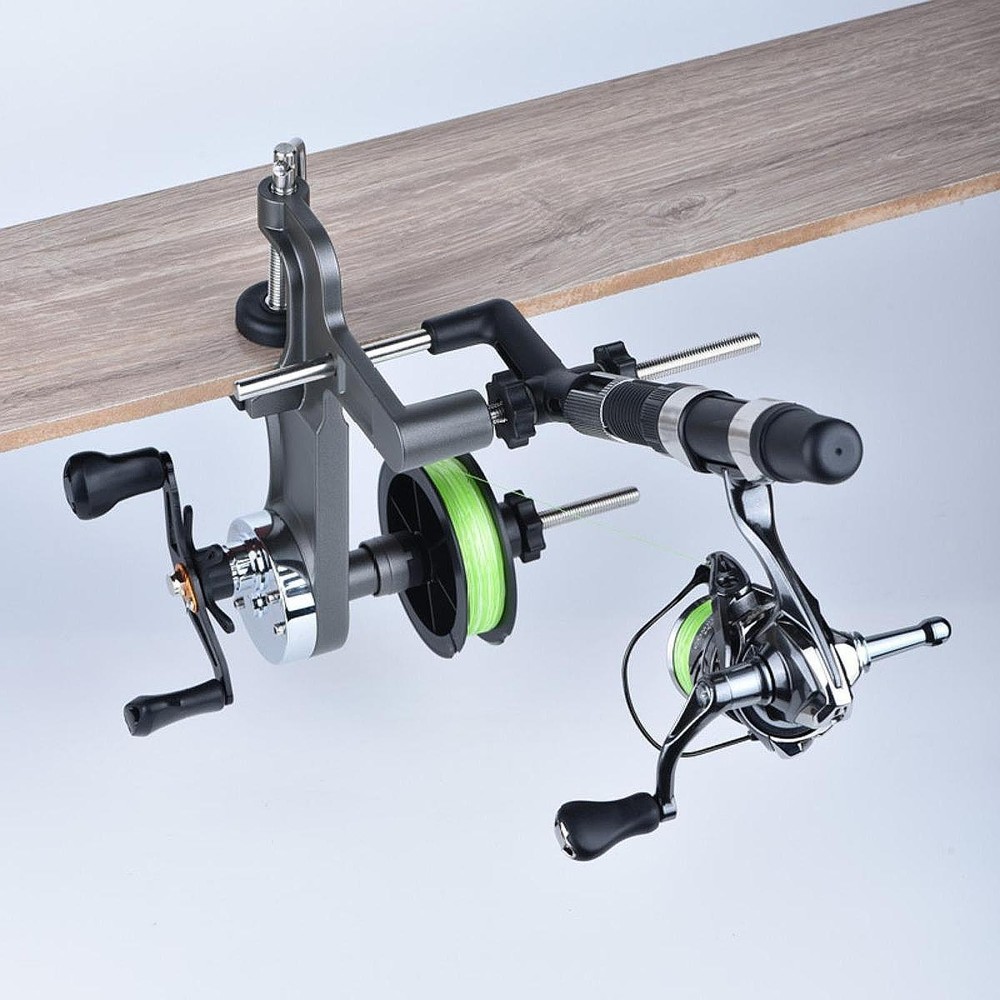 Fishing Line Spooler with Unwinding Function Winding Device with Table Clamp