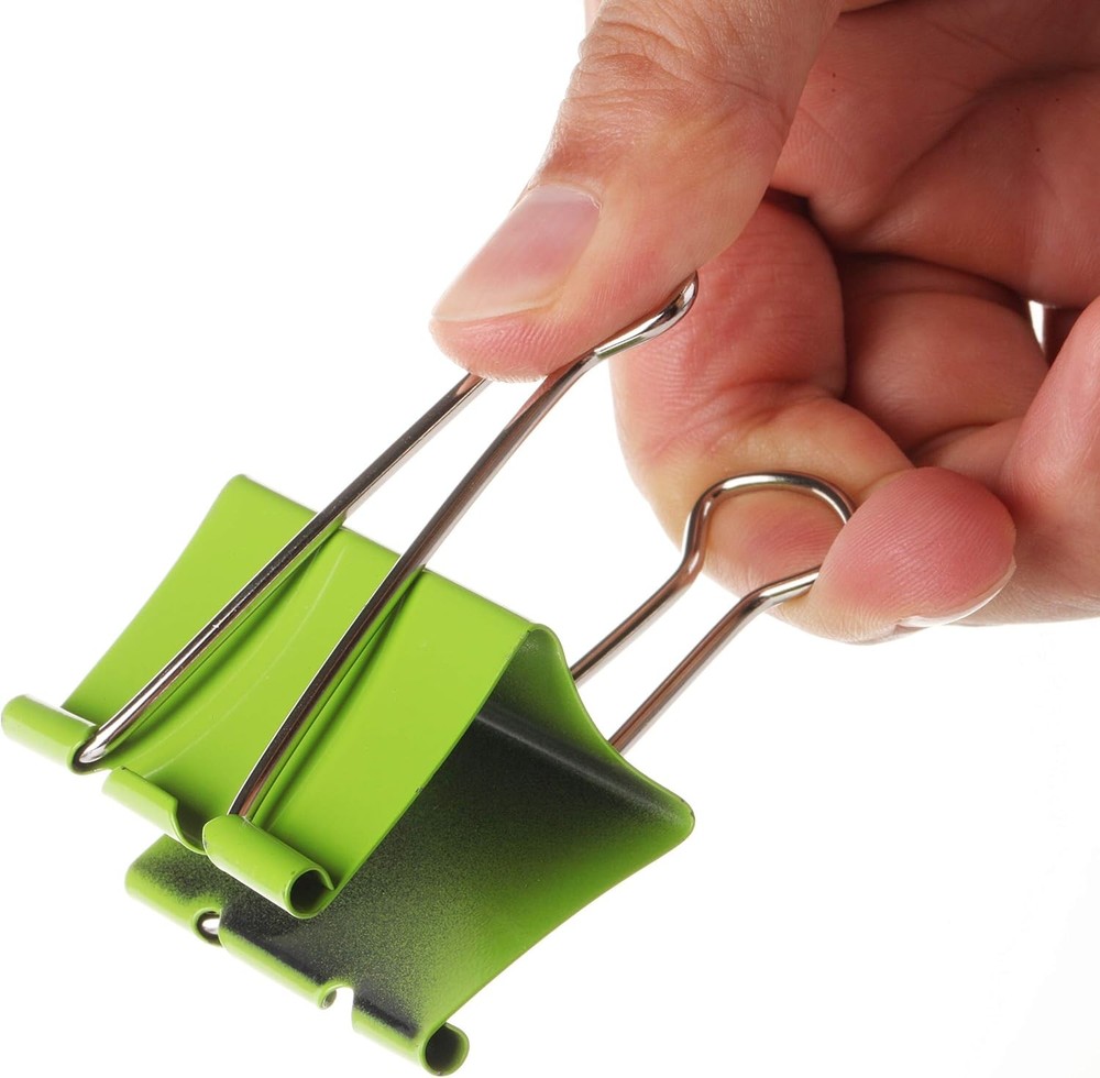 Mr. Pen Extra Large Binder Clips, 2 Inch, 12 Pack, Large, A. Assorted
