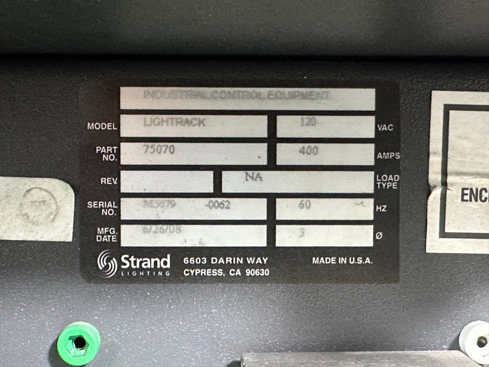 Philips Strand Lighting LightRack Control Rack