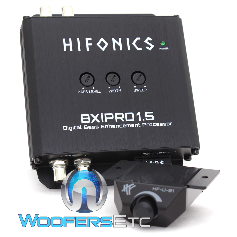 HIFONICS BXiPRO1.5 BRUTUS EPICENTER MEGA BASS PROCESSOR for SUBWOOFER AMPLIFIER