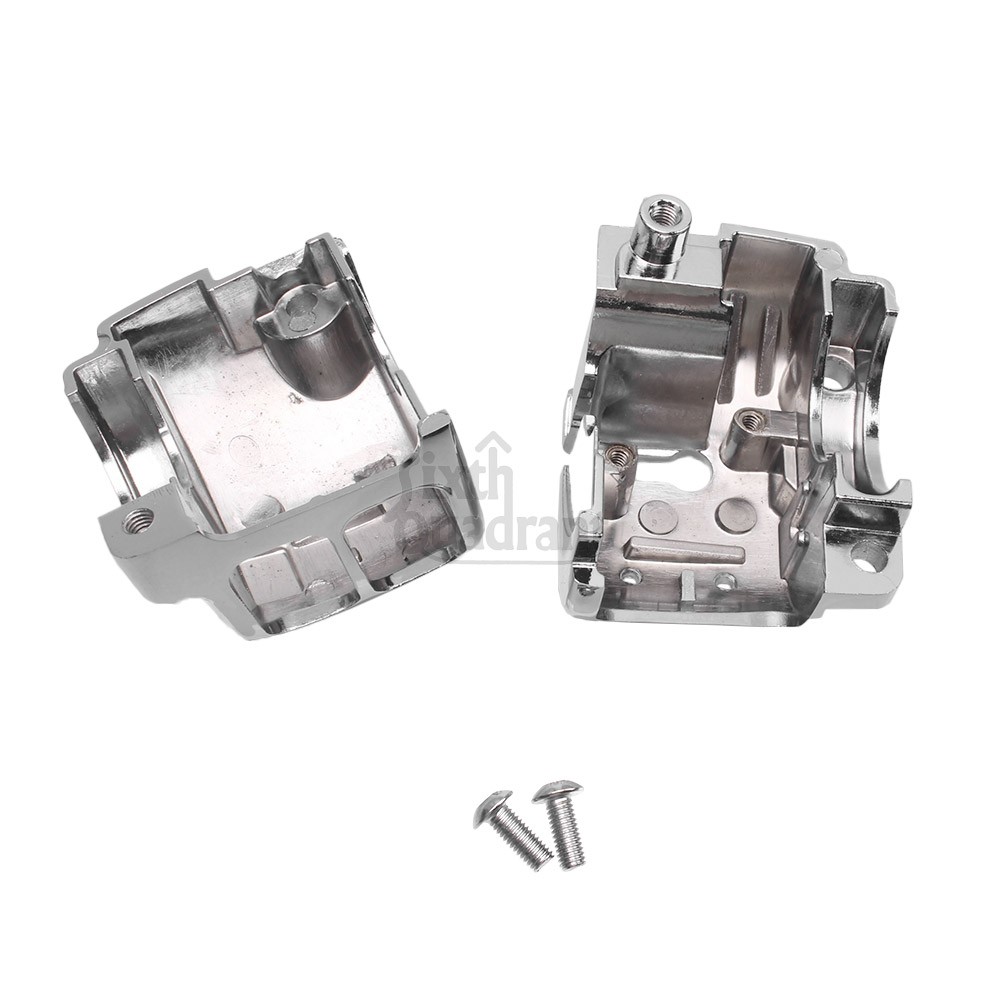 Chrome Hand Control Switch Housing Covers Caps For Harley Softail Street Glide