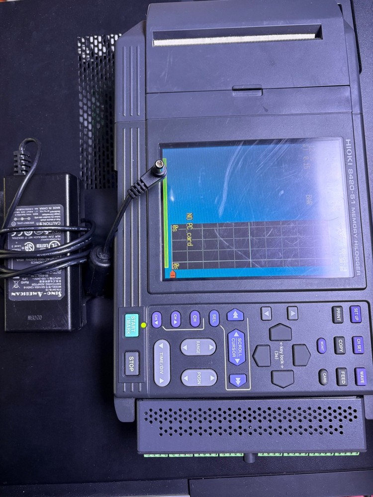 HIOKI 8420-51 Memory Hilogger 8ch/16ch w/ printer