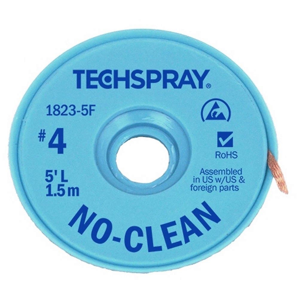 TECHSPRAY 1823-5F TECHSPRAY No.4 Desoldering Braid 6KCJ7