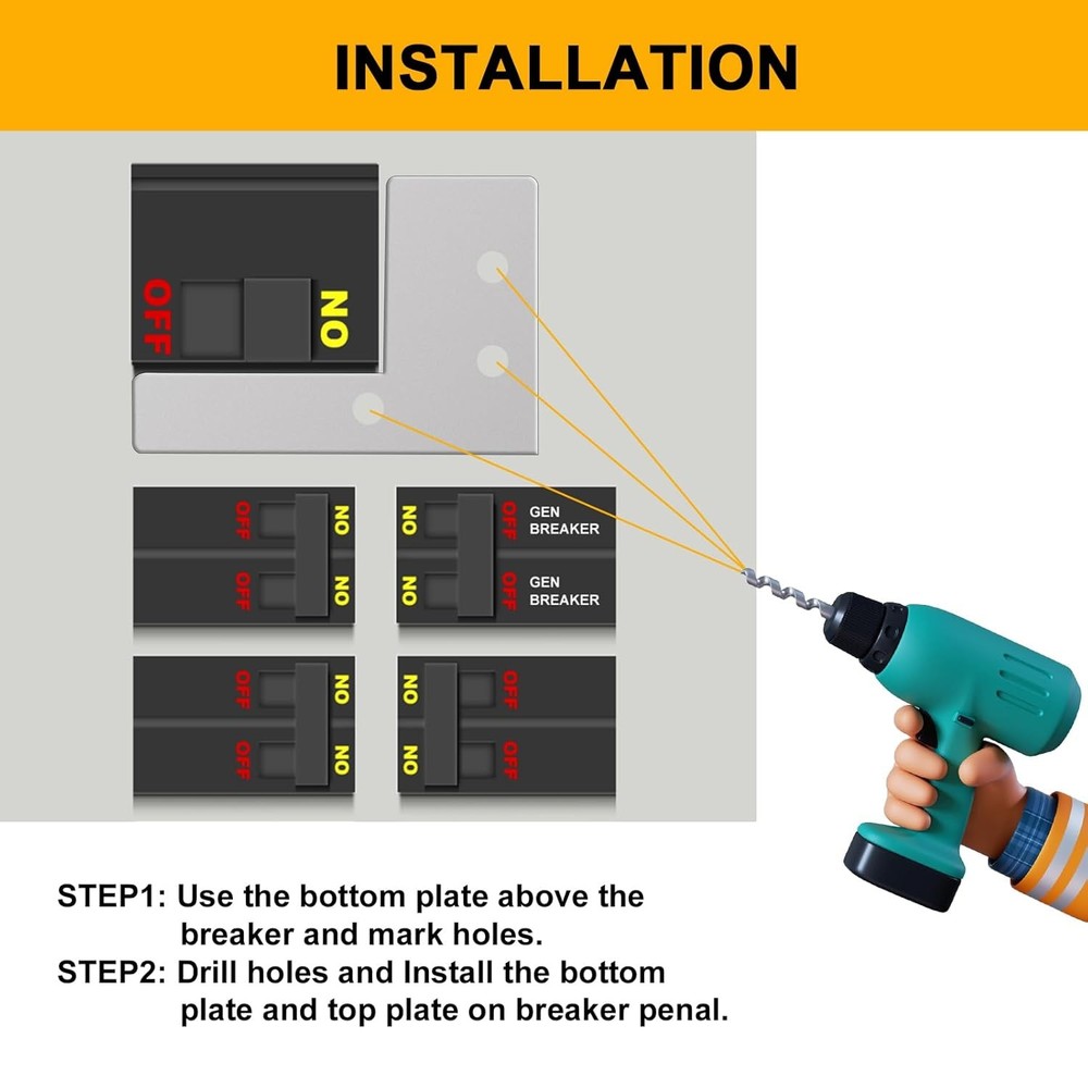 Generator Interlock kit Compatible with Siemens or Murray 150 amp or 200 amp Pan