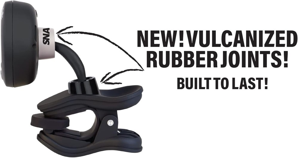 New Guitar Tuner Rechargeable Black