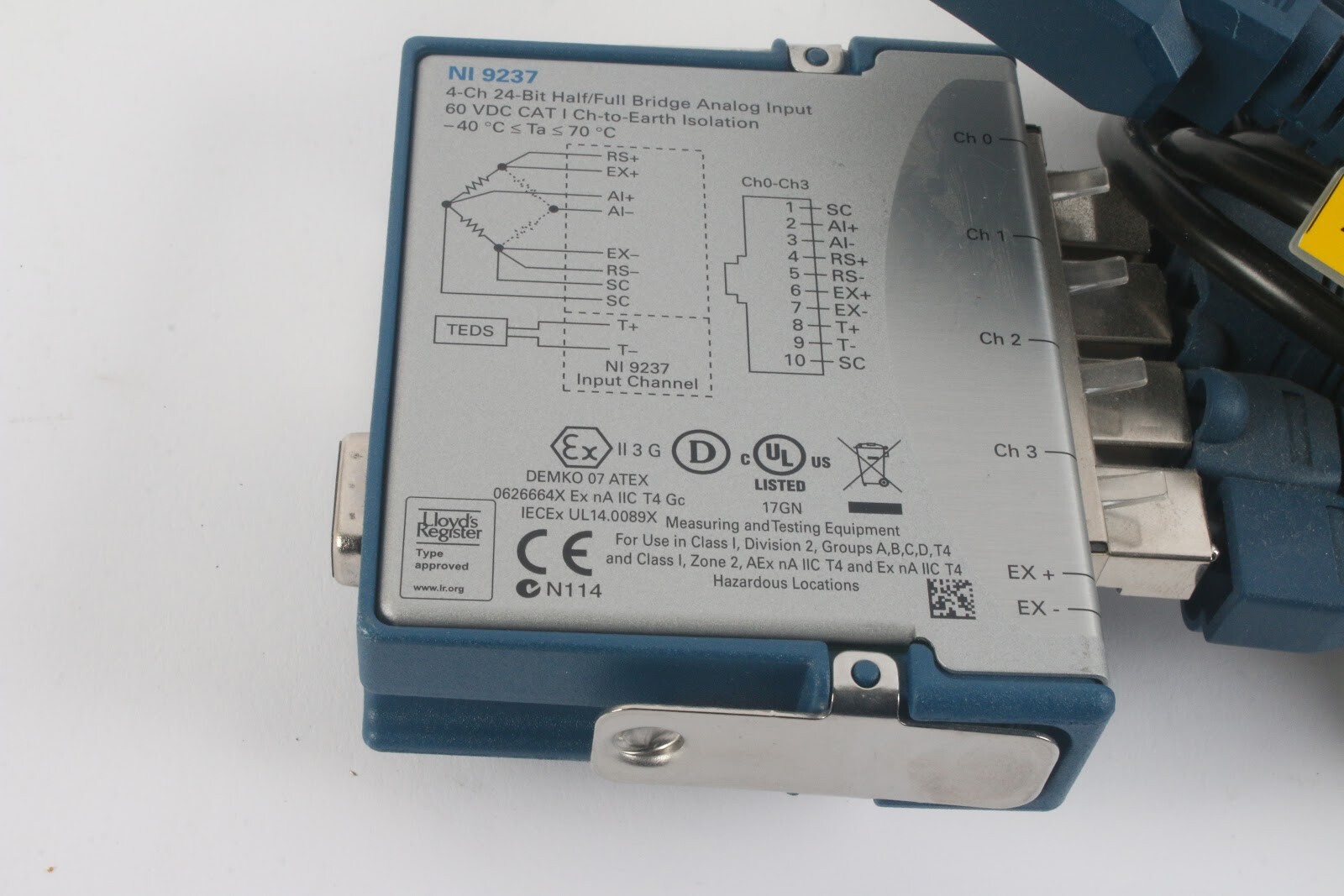 National Instruments NI 9237 4-Channel 24-Bit Half/Full Bridge Input Module