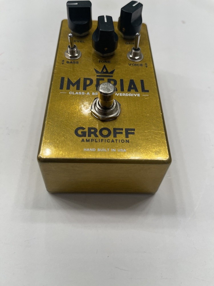 Groff Amplification Imperial Class A British Overdrive Guitar Effect Pedal