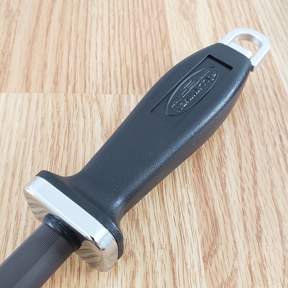 Fallkniven Sharpener 10.75" Ceramic Rod Construction Black Polyamide Handle