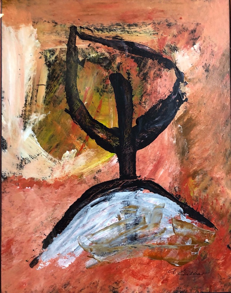 Abstract expressionist form #2 by A. Bilbar