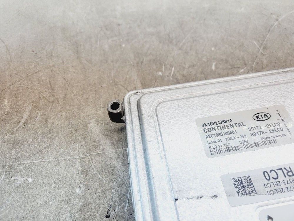 2020 2021 KIA SOUL 2.0L A/T WITHOUT PUSH BUTTON START ENGINE CONTROL MODULE ECM
