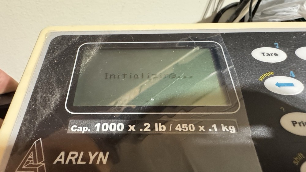 Arlyn Scales 1000 X .2 Lb Digital Scale Readout Indicator