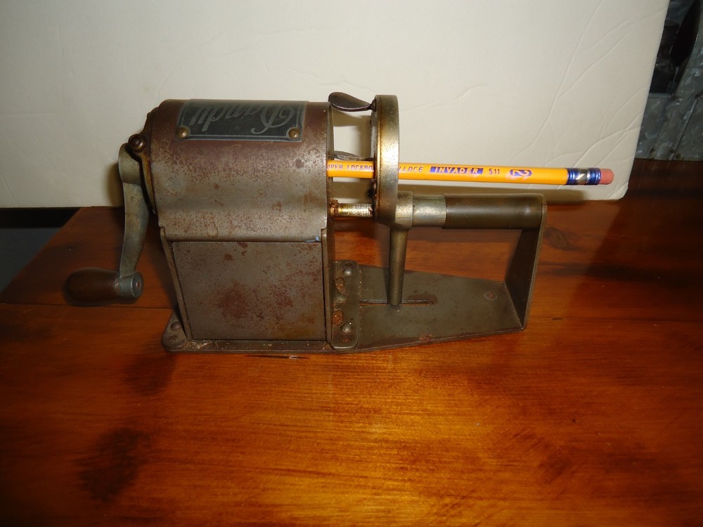 Antique Dandy Automatic Feed Pencil Sharpener Circa 1919
