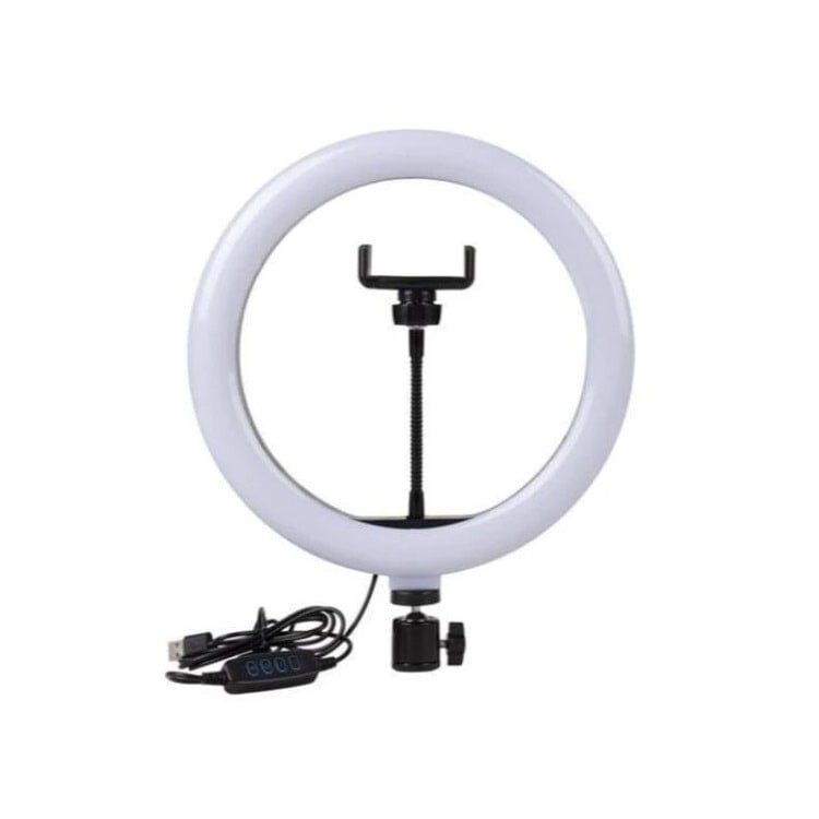 10" LED Ring Light & 2.1M Tripod Stand for Cameras