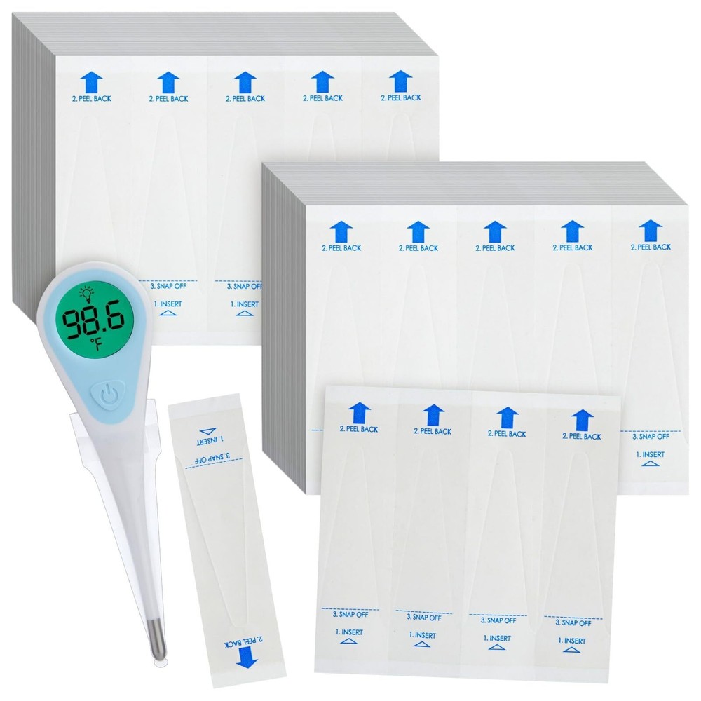 100 Pack Digital Thermometer Probe Covers Temperature Reading Sheath Sleeves