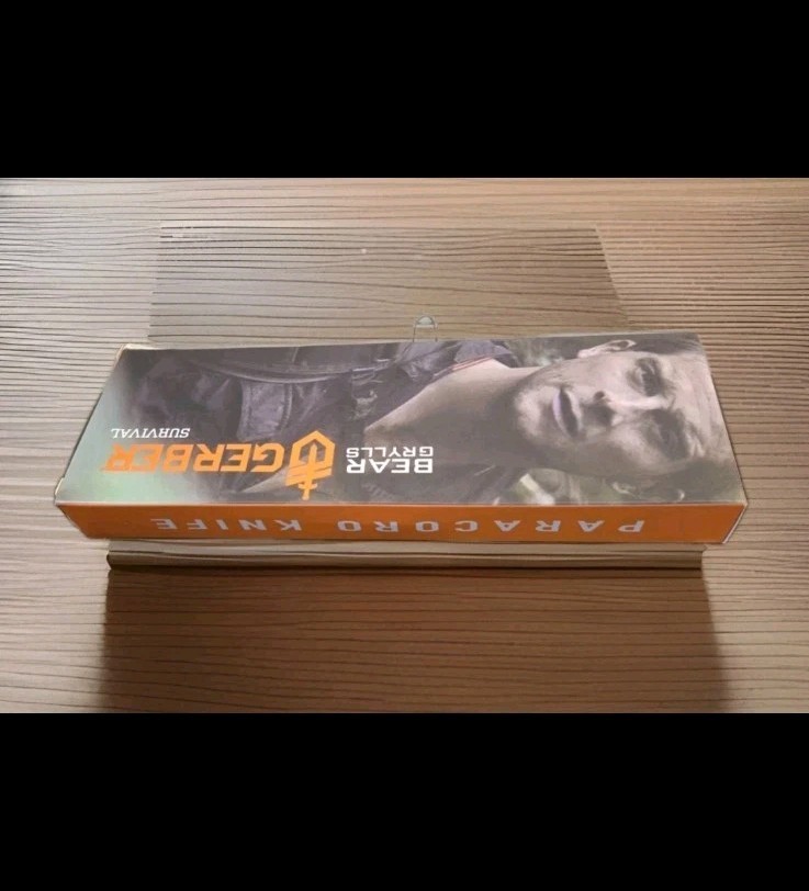 Gerber Bear Grylls Green Paracord Knife & Desert Sheath Full Tang Fixed Blade