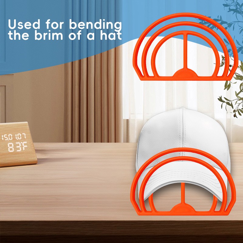 Reusable Portable Smooth Comfortable Effective Practical Plastic Hat Brim Curler