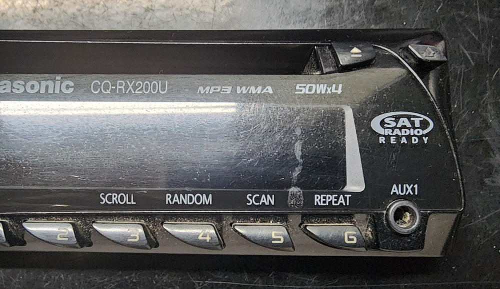 Panasonic CQ-RX200u FACEPLATE ONLY